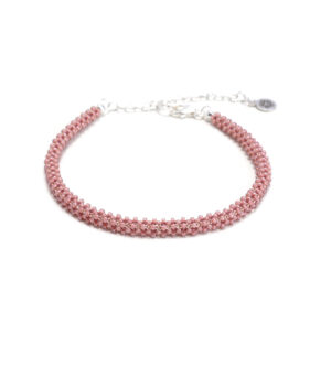 Armband Paris - rose | Silber