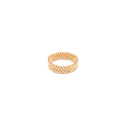 Bead Band Ring - 4 | Gold – Bild 2
