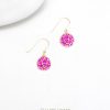 Ohrringe LittleSphere - hotpink | Gold