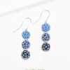 Spheren Ohrringe - blau | Silber