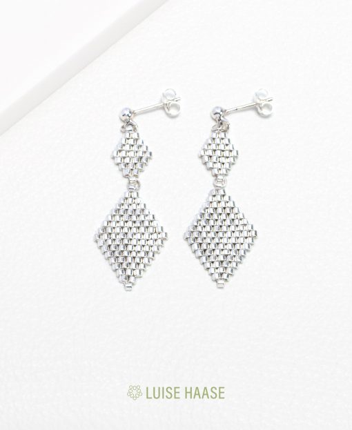 Rauten Ohrringe Duo | Silber