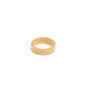 Bead Band Ring - 4 | Gold