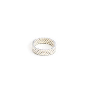 Bead Band Ring -4 | Silber