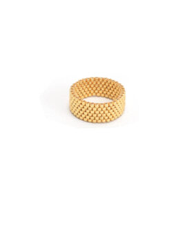 Bead Band Ring - 6 | Gold