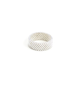 Bead Band Ring - 6 | Silber