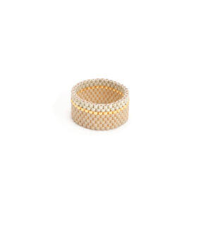 Creme Stone Ring | Gold