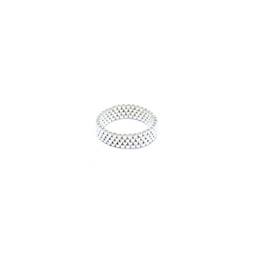 Bead Band Ring -4 | Silber – Bild 2