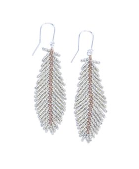 Federohrringe lang | Silber