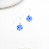 Ohrringe LittleSphere – blau | Silber