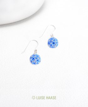 Ohrringe LittleSphere – blau | Silber
