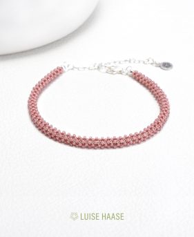 Armband Paris - rose | Silber