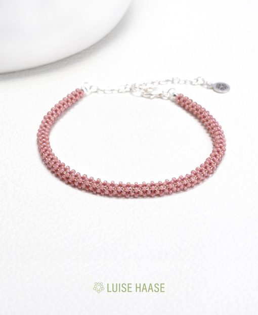 Armband Paris - rose | Silber