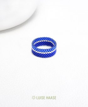 Ring Blue Love | Silber