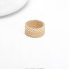 Creme Stone Ring | Gold