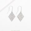 Rauten Ohrringe | Silber