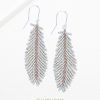 Federohrringe lang | Silber