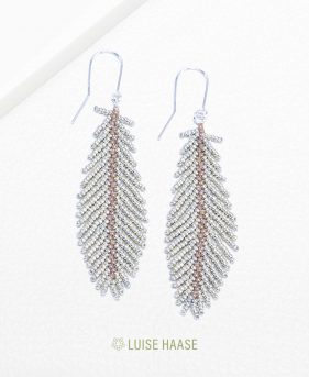 Federohrringe lang | Silber
