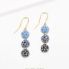 Sphere Ohrringe - blau | Gold
