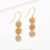 Spheren Ohrringe - creme | Gold