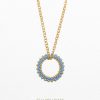 Loop Kette azur | Gold