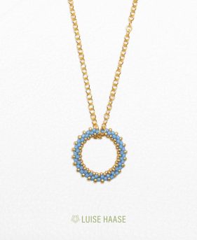 Loop Kette azur | Gold