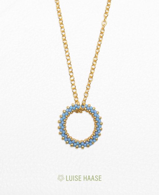 Loop Kette azur | Gold