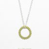 Loop Kette gruen | Silber