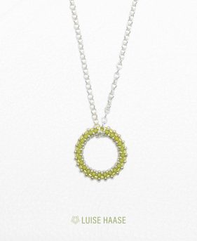 Loop Kette gruen | Silber