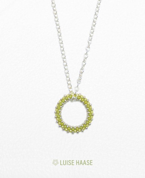 Loop Kette gruen | Silber
