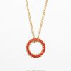 Loop Kette rot | Gold