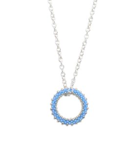 Loop Kette azur | Silber