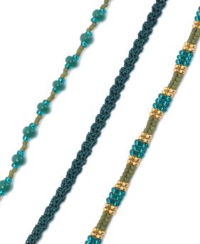 Alternative view of Boho Wickelarmband – Oasis