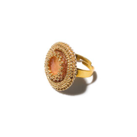 Alternative view of Bead-Ring, gold klein
