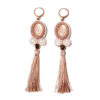 Soutache Ohrringe - Kupfer