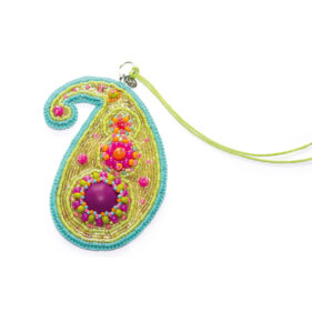 Kette mit Paisley Anhänger - Hippiestyle