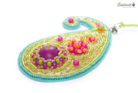 Alternative view of Kette mit Paisley Anhänger - Hippiestyle