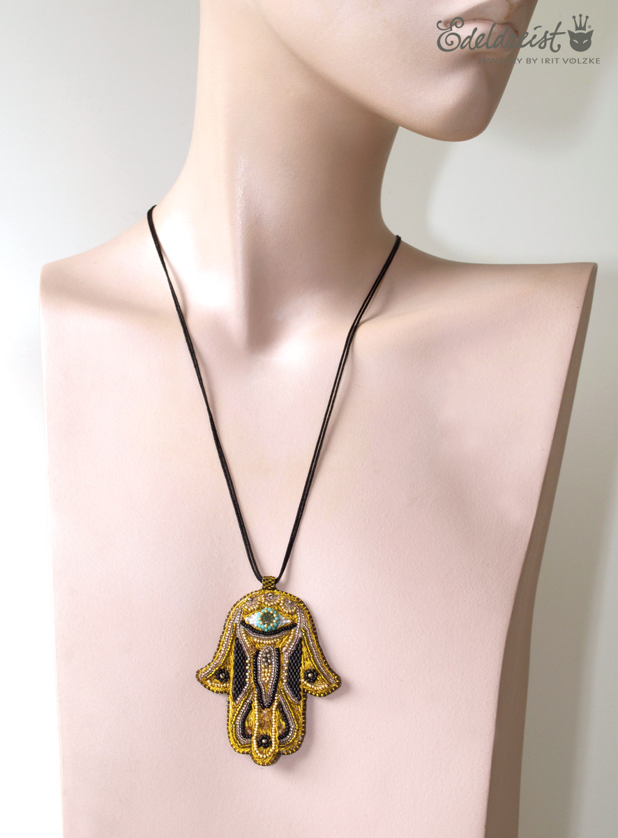 Hamsa - gold – Bild 3